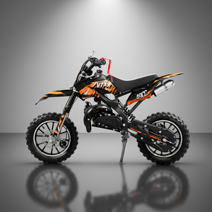Vente flash - Mini moto tout-terrain à essence 49cc 2 temps haute puissance pour enfant de 12 ans - Product Image 1