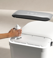 Toilette intelligente moderne de luxe avec chauffage électrique, bidet automatique, lavage cyclonique, fixation au sol pour salle de bain