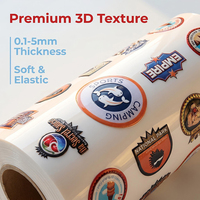 Film DTF gaufré 3D blanc A3 60cm – Vinyle de transfert thermique en relief pour l'impression sur t-shirts foncés et vêtements