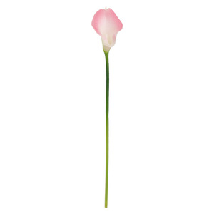 Fleur artificielle Ruilisi Calla Lily miniature à tige unique en PU, fleur décorative pour la maison, décoration de mariage, blanc, jaune, rose, orange - Product Image 5