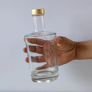 <span class=keywords><strong>Bouteille</strong></span> en verre personnalisée de 375 ml et 750 ml pour <span class=keywords><strong>rhum</strong></span>, gin, whisky, spiritueux, vodka, avec couvercle en aluminium à vis ou bouchon - Product Image 3