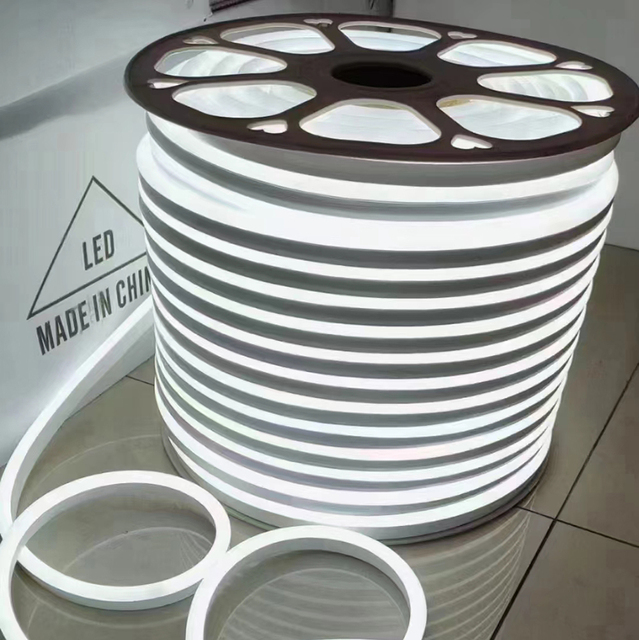Neon Flex Ac 220v 110v  50 Meters Waterproof Neon Flex Led PVC Light 6mm 8mm Customize Neon Flex for Decoration