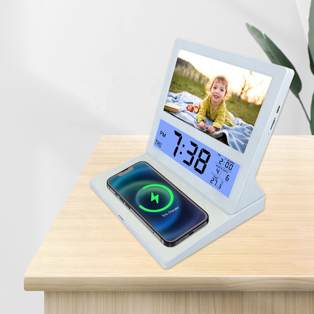 Оптовая продажа ЖК-дисплей цифровой альбом 7 дюймов wifi цифровая фоторамка