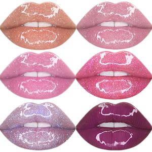 Brillo Labial Pigmentado Rosa, Brillo Labial en Gel Cremoso, Tu Logotipo, Colección de Brillos Labiales, Brillo Labial en Lata - Product Image 1