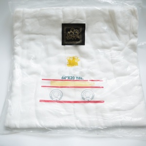 ชุดผ้าฝ้าย100% ซึมซับดีแบบดั้งเดิมผ้าก๊อซซิกแซก44 ''X 22 Y หรือ20y - Product Image 3