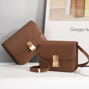 Bolso Bandolera Cuadrado Pequeño de Cuero Genuino para Mujer, de Gran Capacidad, Nueva Tendencia de Moda, Alta Calidad - Product Image 2