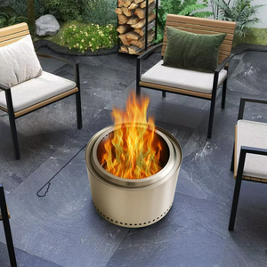 เตาถ่านสแตนเลสสำหรับตั้งแคมป์กลางแจ้งแบบไร้ควัน รุ่น CHL-01 พร้อมส่ง - Product Image 4