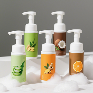 Nettoyant moussant à l'acide kojique au curcuma naturel Mousse à bulles anti-âge Nettoyant pour le visage Éclaircissant la peau - Product Image 2