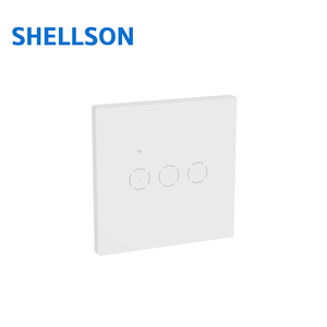 Wifi ánh sáng thông minh 3 gang trắng đen tường kính cảm ứng chuyển đổi thông minh EU tiêu chuẩn Glass Bảng điều chỉnh cảm ứng tường chuyển đổi - Product Image 3