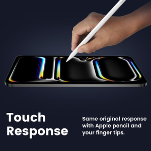 ฟิล์มกันรอยหน้าจอสำหรับ <span class=keywords><strong>iPad</strong></span> Pro 11 2025 แบบติดตั้งง่าย ป้องกันแรงโน้มถ่วง กระจกนิรภัยสำหรับ <span class=keywords><strong>iPad</strong></span> พร้อมระบบกำจัดฝุ่นอัตโนมัติ - Product Image 2