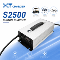 Chargeur de batterie Li-ion et plomb-acide haute puissance OEM ODM avec communication CAN pour fabricants de chariots de golf, robots et drones