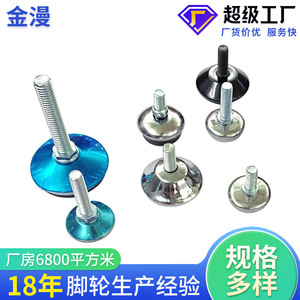Furniture <b>Leg</b> 3/8-16 White PP Plastic <b>Adjuster</b> M10x40mm Screw <b>Table</b> Use Minimalist Design Easy Installation - Product Image 4