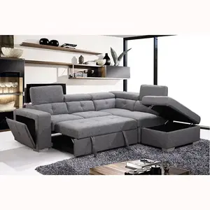 Offre Spéciale grand canapé inclinable moderne multifonctionnel reconfigurable, ensemble de canapé d'angle en tissu, combinaison de canapé modulaire italien