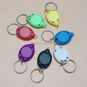 Biểu tượng tùy chỉnh in <span class=keywords><strong>mini</strong></span> LED Keychain thân thiện với môi nhựa trang trí ánh sáng Glow Keychain - Product Image 6