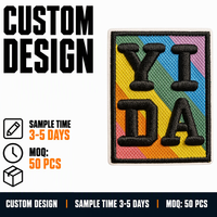 Vente en gros usine de patchs brodés 3D en relief personnalisés, appliques de logos brodés 3D en relief thermocollants pour vestes et chapeaux