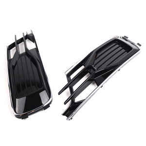 Biseles para Faros Antiniebla de Audi A6, Negros, ABS, para Parachoques Delantero, Rejilla Inferior, Modelo 2016-2018 A6LC7PA - Product Image 1
