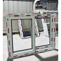Ventana Corredera de PVC Moderna Resistente a la Intemperie con Aislamiento Térmico y Sellos de EPDM, Resistente a Lluvias Intensas y Vientos Fuertes para Uso en Exteriores