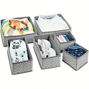 Houseware Fabric Cloth <b>Drawer</b> Divider Cheap <b>Drawer</b> Divider <b>Storage</b> <b>Box</b> Foldable <b>Drawer</b> Dividers - Product Image 4