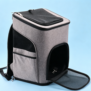 Zaino Traspirante per Animali Domestici, Borsa da Viaggio Pieghevole per Gatti e Cani di Piccola Taglia, Trasportino per Escursioni all'Aperto - Product Image 6