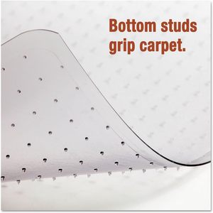 Alfombrilla para Silla Alera Moderna con Tachuelas para Alfombras de Pelo Corto 46 X 60 Transparente ALEMAT4660CLPR-PVC/Vinilo/Vidrio Antideslizante Lavable Oficina/Hogar - Product Image 3