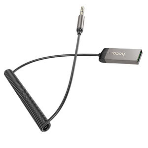 Adaptateur Hoco E78 Aux vers <span class=keywords><strong>Bluetooth</strong></span> 5.3, récepteur <span class=keywords><strong>Bluetooth</strong></span> 3,5 mm pour voiture, kit <span class=keywords><strong>USB</strong></span> 2.0 vers prise <span class=keywords><strong>jack</strong></span> 3,5 mm - Product Image 2