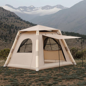 Tente de <span class=keywords><strong>camping</strong></span> gonflable carrée en vente chaude - Tissu Oxford durable, imperméable, tente pneumatique imperméable, coupe-vent, installation facile - Product Image 4