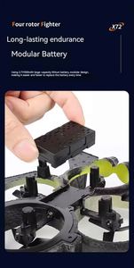 Avión de control remoto de espuma, avión ultraligero, helicóptero planeador, aviones Rc, Juguetes inalámbricos, Avion Airoplanes - Product Image 4