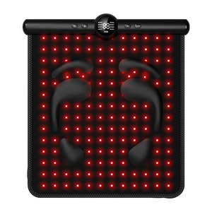 Tapis <span class=keywords><strong>de</strong></span> massage des pieds par électrostimulation et thérapie par lumière rouge, télécommande sans fil, portable, pliable, batterie au lithium rechargeable, points d'acupuncture, CE - Product Image 6