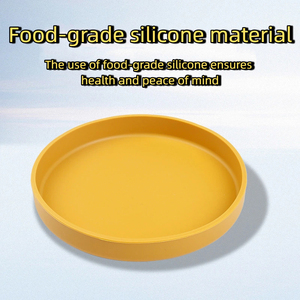 Petit bol d'alimentation en silicone <span class=keywords><strong>pour</strong></span> animaux de compagnie personnalisé avec rainure ronde <span class=keywords><strong>pour</strong></span> éviter les débordements, durable et résistant aux micro-ondes <span class=keywords><strong>pour</strong></span> chats et chiens - Product Image 5