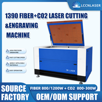 LCCNLASER Système de découpe laser CO2 à fibre facile à utiliser, convivial, 1390, pour cuir et tissu