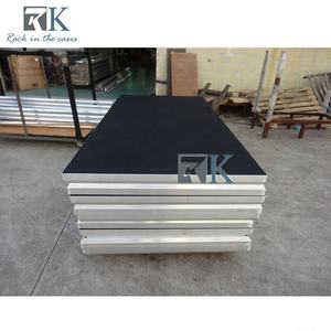 Barandillas de escenario de aluminio Etapas de rendimiento de seguridad de altura ajustable - Product Image 1