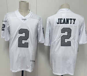 Hot Bán Raiders Jersey #2 Tùy Chỉnh Mỹ Phong Cách Bóng Đá Thể Thao Ngắn Tay Áo Khâu Jersey Bởi Jeanty - Product Image 2