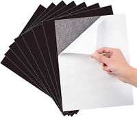 Feuille magnétique auto-adhésive en caoutchouc souple A4 avec prix bon marché Feuille magnétique de haute qualité Autocollant pour réfrigérateur faisant un aimant photo