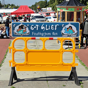 Barriere stradali mobili per cavalli in ferro protezione tecnica temporanea per cantieri in plastica Guardrail e recinzione - Product Image 4