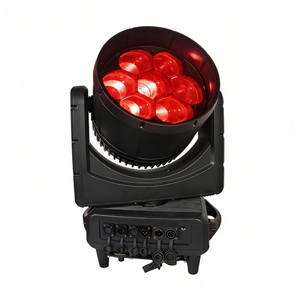 Stslite 7 pièces 150W RGBW LED Pixel Zoom Wash Moving Head Éclairage extérieur étanche IP65 pour festival de musique, concert, fête, discothèque - Product Image 2