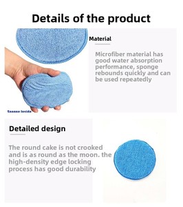 Lingette démaquillante réutilisable en <span class=keywords><strong>microfibre</strong></span> douce, sans peluches, facile à laver, séchage rapide, pour le visage - Product Image 2