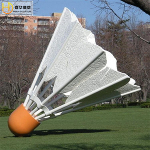 Escultura de Acero Inoxidable Jiahua, Arte Decorativo Abstracto Geométrico para Exteriores, Montaje en Suelo, Hecho a Mano, Forma Irregular - Product Image 1