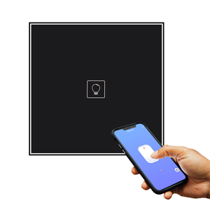Interruptor de luz de pared táctil inteligente Wifi Tuya interruptor inteligente 1 vía Tuya Smart Life Wifi e interruptor de luz de 433Mhz, pared de 220V - Product Image 2