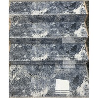 Carreaux de marche d'escalier en porcelaine effet marbre 470x1200mm, modernes et luxueux, antidérapants, en céramique pour marches d'escalier