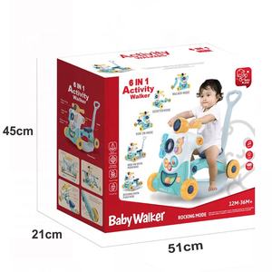 Trotteur multifonctionnel 6-en-1 pour bébé : Jouet musical d'éveil, trotteur et centre d'activités pour bébé - Product Image 6