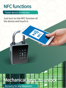 <span class=keywords><strong>Cadenas</strong></span> WiFi Portable Intelligent Tuya TTlock de Haute Qualité avec Application, <span class=keywords><strong>Code</strong></span> PIN et Clé, Antivol et Sécurité Renforcée - Product Image 4