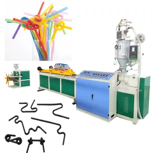 Pp Pvc Pe Plastic Drinkstro Maken Extruder Machine