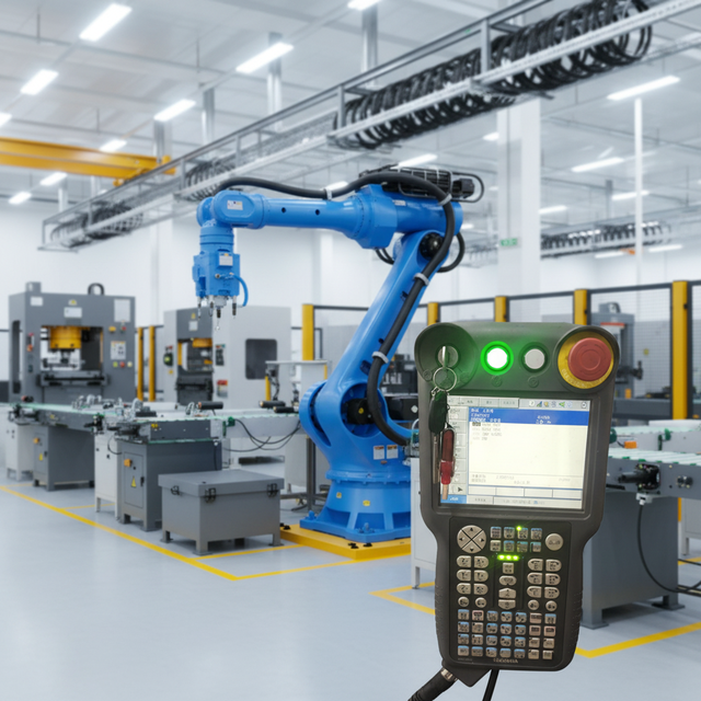 Automation Industrial Yaskawa Spare Parts Welding Robot Motoman Teach Pendant YRC1000 JZRCR-APP01-1 Program the Product