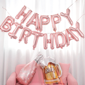 <span class=keywords><strong>2024</strong></span> nouveauté haute qualité 16 pouces joyeux anniversaire lettre aluminium <span class=keywords><strong>Film</strong></span> ballon ensemble pour l'obtention du diplôme anniversaire décorations - Product Image 6