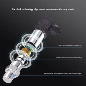 Hiển thị kỹ thuật số mức độ Dụng cụ đo nhiệt độ cao chân không áp suất cao Máy phát cảm biến cho gas Air đo lường - Product Image 5