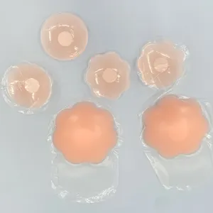 Lady sexy adhesive D cup boobs nipple cover pasties