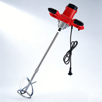 Agitateur de peinture électrique industriel en acier inoxydable, outil de mélange manuel à manivelle pour seau de 5 gallons, mélangeur de liquides chimiques portable