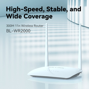 Enrutador WiFi BL-WR2000 de 300Mbps 802.11n, repetidor inalámbrico de doble antena, amplificador de señal para el hogar y la Oficina - Product Image 2