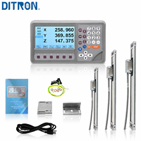Système d'affichage numérique Sino à 3 axes avec grand écran LCD multifonction pour tour, fraiseuse et autres instruments de test