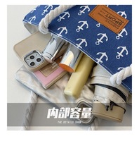 Sac à bandoulière en toile grande capacité pour femme, sac à main imprimé, fourre-tout style coréen, style ethnique artistique, vente en gros, fermeture éclair, polyester
